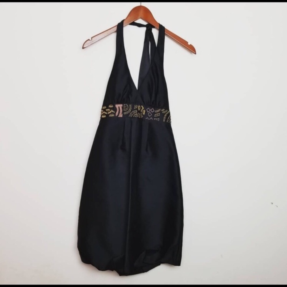 Nicole Miller Collection black cocktail dress